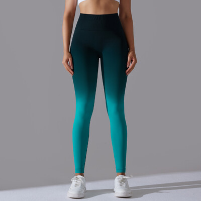 Gradiens Seamless Leggings Női Fitness Jóga Leggings Magas derekú Sport Divat Fenék Emelő Harisnya Magas Elasztikus Vékony nadrágok