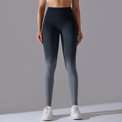 Gradiens Seamless Leggings Női Fitness Jóga Leggings Magas derekú Sport Divat Fenék Emelő Harisnya Magas Elasztikus Vékony nadrágok