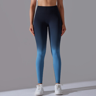 Gradiens Seamless Leggings Női Fitness Jóga Leggings Magas derekú Sport Divat Fenék Emelő Harisnya Magas Elasztikus Vékony nadrágok
