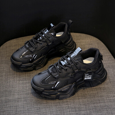 Νέα παπούτσια πλατφόρμας μόδας για γυναικεία παπούτσια με κορδόνια για εξωτερικούς χώρους Casual παπούτσια που αναπνέουν ογκώδη αθλητικά παπούτσια Γυναικεία αντιολισθητικά Zapatillas Mujer