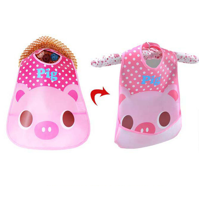 3 buc/lot bavete impermeabile pentru bebeluși pentru sugari, băieți, fete, șorț de hrănire fără mâneci, animale din desene animate, copii, copii