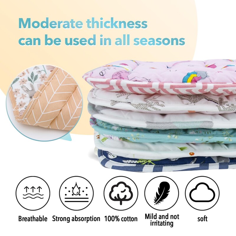 Ratiņu sēdekļa ieliktnis bērnu ratiņiem Automašīnas sēdekļa krēsla paklājiņš Bērnu ratiņi Matracis Autiņbiksīšu paliktnis zīdaiņu ratu spilvenu aksesuāri