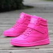 Női sportcipők Welős tavaszi fehér lejtős sarkú sportcipők Női alkalmi, vulkanizált futócipők divatos vastagtalpú