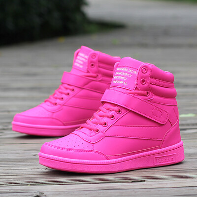 Női sportcipők Welős tavaszi fehér lejtős sarkú sportcipők Női alkalmi, vulkanizált futócipők divatos vastagtalpú