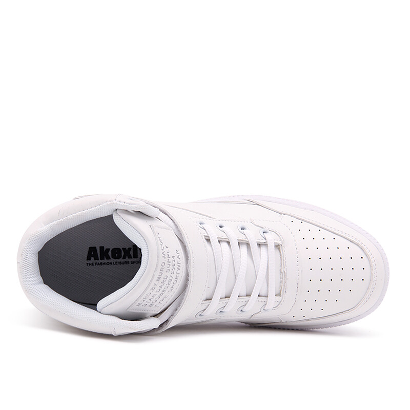 Női sportcipők Ｗelős tavaszi fehér lejtős sarkú sportcipők Női alkalmi, vulkanizált futócipők divatos vastagtalpú