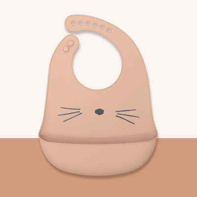 Baby Bibs Ποδιά μεσημεριανού γεύματος σιλικόνης αδιάβροχη μαλακή σάλιο που στάζει σαλιάρα μπανάνας, χαριτωμένα κινούμενα σχέδια, τυπωμένα παιδιά, κορίτσι, αγόρι, ρυθμιζόμενη