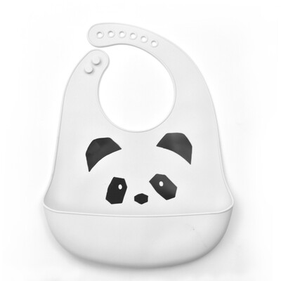 Baby Bibs Ποδιά μεσημεριανού γεύματος σιλικόνης αδιάβροχη μαλακή σάλιο που στάζει σαλιάρα μπανάνας, χαριτωμένα κινούμενα σχέδια, τυπωμένα παιδιά, κορίτσι, αγόρι, ρυθμιζόμενη