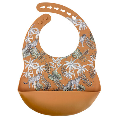 Modernas multfilmas, apdrukātas, ūdensnecaurlaidīgas, mīkstas, silikona priekšautiņi jaundzimušajiem, regulējami bērni, atraugas ar audumu, lai barotu bērnus