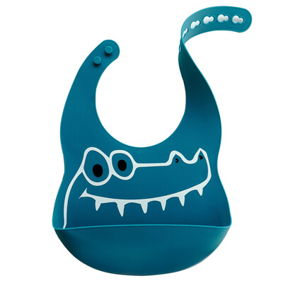 Modernas multfilmas, apdrukātas, ūdensnecaurlaidīgas, mīkstas, silikona priekšautiņi jaundzimušajiem, regulējami bērni, atraugas ar audumu, lai barotu bērnus