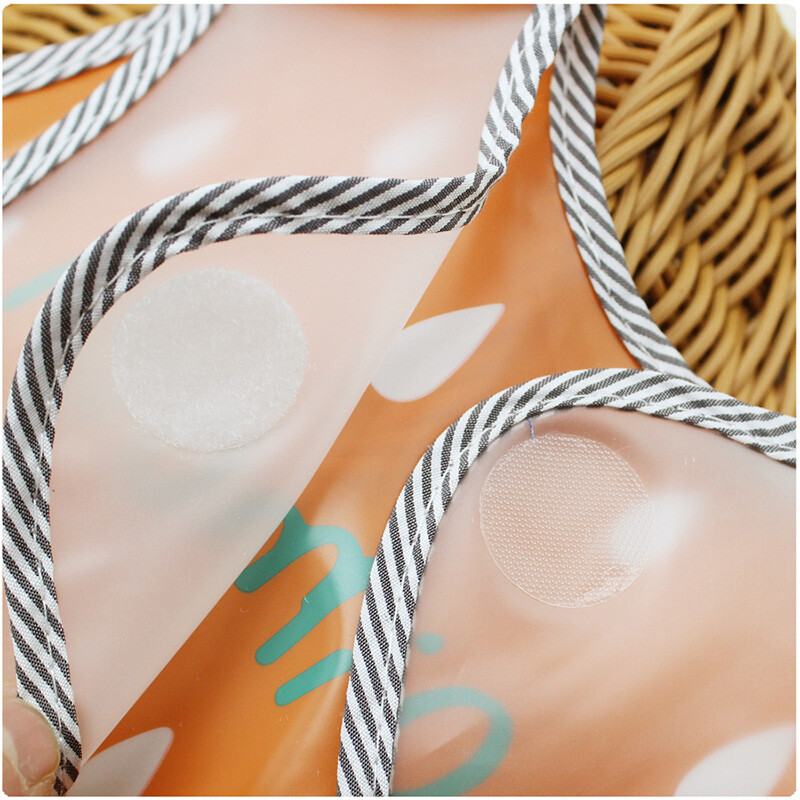 Állítható előke EVA műanyag vízálló ebédelő előke Baba rajzfilm etetőkendő Gyermek Babakötény Babador de bebe