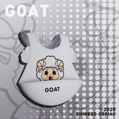 Noua bavetă pentru bebeluși, reglabilă în diferite stiluri, imagine cu animale, impermeabilă, cu picurare de saliva, silicon moale, comestibil, ca pentru cadou pentru copii