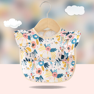 Βρεφική πετσέτα σάλιου αδιάβροχη σαλιάρες για βρέφη Παιδιά που ταΐζουν ποδιά φαγητού αγόρια κορίτσια Πετσέτα βολάν νήπιο Νεογέννητο καρτούν πανιά ρέψης