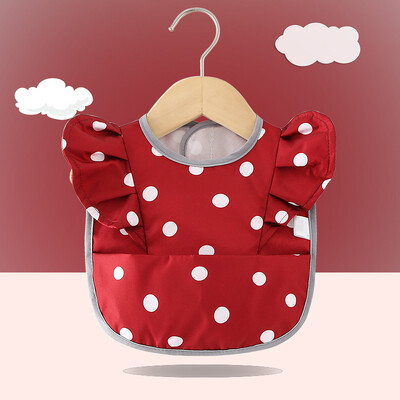 Βρεφική πετσέτα σάλιου αδιάβροχη σαλιάρες για βρέφη Παιδιά που ταΐζουν ποδιά φαγητού αγόρια κορίτσια Πετσέτα βολάν νήπιο Νεογέννητο καρτούν πανιά ρέψης