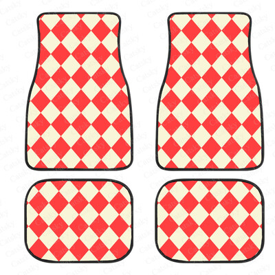 Bagea-Ka, alb, negru, model de steag în carouri de curse