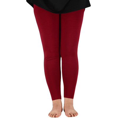 Jambiere ocazional cu talie elastică pentru femei Legging din fibră de bambus Plus Size Legging pentru femei cu elasticitate înaltă Pantaloni de bază Leggings pentru antrenament