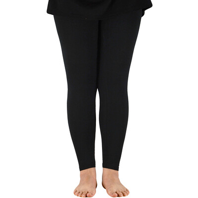 Jambiere ocazional cu talie elastică pentru femei Legging din fibră de bambus Plus Size Legging pentru femei cu elasticitate înaltă Pantaloni de bază Leggings pentru antrenament