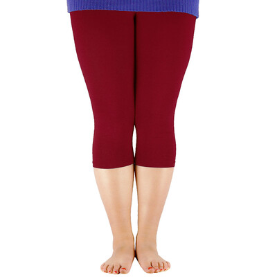 Jambiere ocazional cu talie elastică pentru femei Legging din fibră de bambus Plus Size Legging pentru femei cu elasticitate înaltă Pantaloni de bază Leggings pentru antrenament
