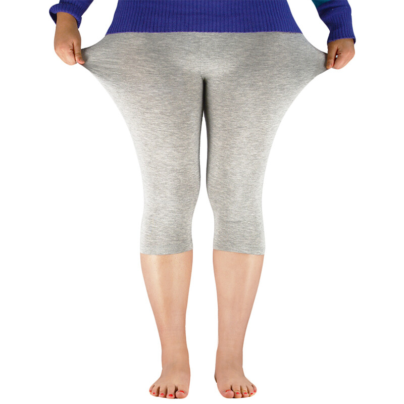 Jambiere ocazional cu talie elastică pentru femei Legging din fibră de bambus Plus Size Legging pentru femei cu elasticitate înaltă Pantaloni de bază Leggings pentru antrenament