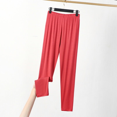 Mărime mare XL până la 8XL Jambiere subțiri modale Culoare uni Legging până la gleznă Antrenament pentru femei de bază pentru slăbire Pantaloni elastici