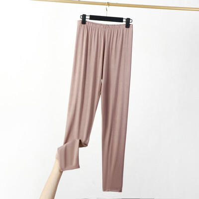 Mărime mare XL până la 8XL Jambiere subțiri modale Culoare uni Legging până la gleznă Antrenament pentru femei de bază pentru slăbire Pantaloni elastici