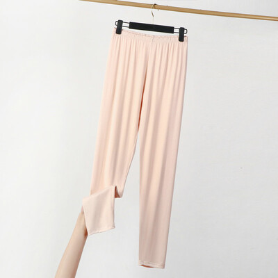 Mărime mare XL până la 8XL Jambiere subțiri modale Culoare uni Legging până la gleznă Antrenament pentru femei de bază pentru slăbire Pantaloni elastici