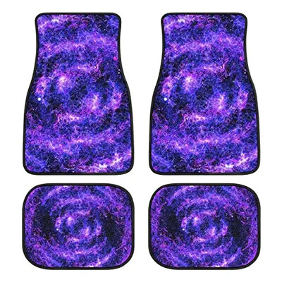 Autó padlószőnyeg 4 részes készletek Starry Night univerzális minden időjárási körülmények között vízálló vezető sarokpárna védő - teljes készlet első és hátsó szőnyeg