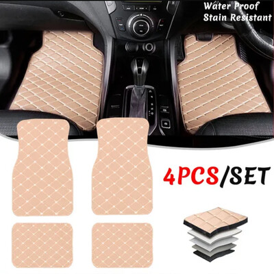 4 bucăți covorașe de podea auto universale pentru BMW E90 E92 E93 F30 F31 F34 covoare din piele impermeabilă covoare accesorii de stil interior