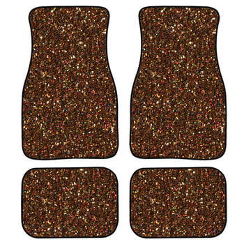 Blue Glitter Texture Print All Protective Pats Car Heavy Carpet εμπρός και πίσω Πλήρες σετ Πακέτο 4 τμχ για SUV αυτοκινήτου