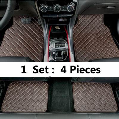 Auto grīdas paklājiņi Mini Cooper R56 R50 R60 Paceman Clubman Coupe Countryman universālie ādas aksesuāri