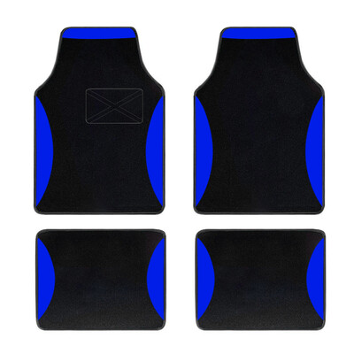 Automobilių grindų kilimėliai Universalus pilnas komplektas 4vnt geltoni apsauginiai kilimėliai Automobiliniai kilimėliai