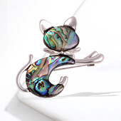 Κοσμήματα μόδας Χαριτωμένα καρφίτσες για γάτες για γυναίκες Unisex Lovely Kitten Animal Animal καρφίτσα Πακέτο ρούχων Καρφίτσες πέτο Casual δώρα γραφείου