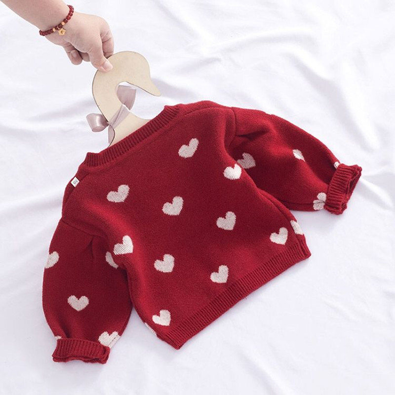 Pulover nou pentru copii mici Cardigan Pulover pentru fete Jachetă de toamnă pentru copii Cardigan tricotat prințesă pentru copii