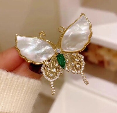 Πολυτελείς, γυαλιστερές, κρυστάλλινες καρφίτσες με φύλλα σφενδάμου για γυναίκες, μαργαριτάρι φυτά, σήματα πέτο Καρφίτσα στερέωσης για κορίτσια, ρούχα, κοσμήματα