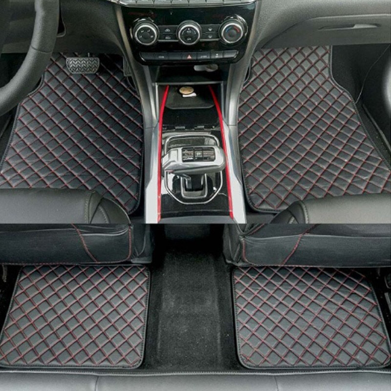 Autós padlószőnyegek Mitsubishi Lancer Outlander Xl Pajero Sport Space Star Carisma L200 Eclipse Asx univerzális autótartozékokhoz