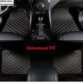 Univerzális Fit 4DB XPE autós padlószőnyeg padlóbetét lábpárnák FORD Fiesta Focus EDGE EcoSport KUGA Escape Taurus Mondeo Mustanghoz
