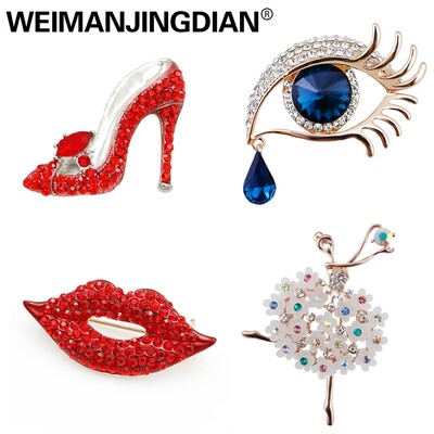 Marca WEIMANJINGDIAN Stiluri asortate Favoruri pentru fete Buze/Toc înalt/Ochi/Dancing Girl Fashion Brose Brose Colecții