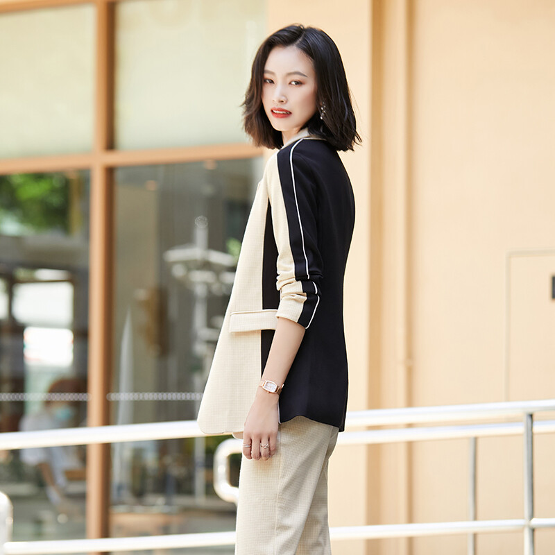 Divatos női nadrágkosztümök blézer és dzsekik szettek Női üzleti munkaruha Irodai egyenruha Stílusok nadrágkosztümök