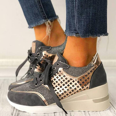 Leopard Print Suvised naiste tossud Spordijalatsid Nahast pind hingav nööriga tossud zapatillas de mujer кроссовки