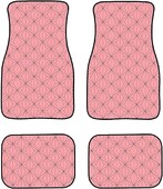 Anime Demon Slayer Art Print autó első és hátsó szőnyegek Általános csúszásmentes gumi autószőnyegek 4 részes vízálló F