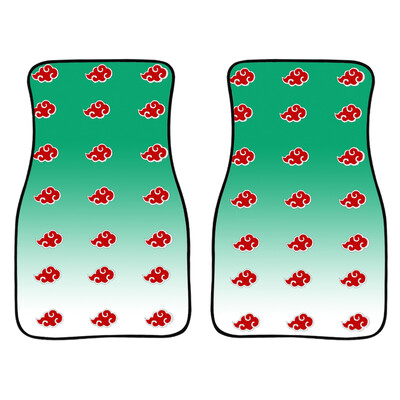 Anime Demon Slayer Art Print autó első és hátsó szőnyegek Általános csúszásmentes gumi autószőnyegek 4 részes vízálló F