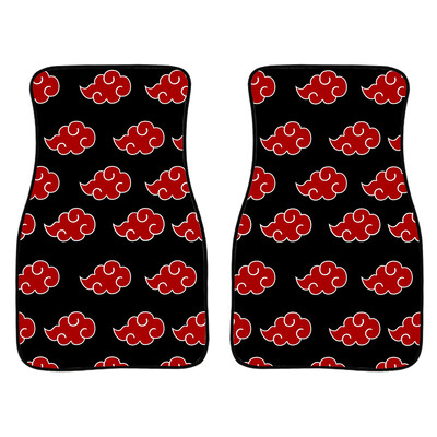 Anime Demon Slayer Art Print autó első és hátsó szőnyegek Általános csúszásmentes gumi autószőnyegek 4 részes vízálló F