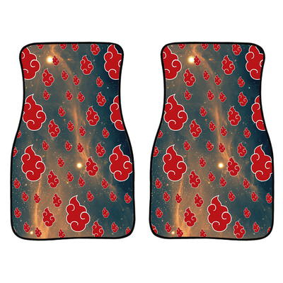 Anime Demon Slayer Art Print autó első és hátsó szőnyegek Általános csúszásmentes gumi autószőnyegek 4 részes vízálló F