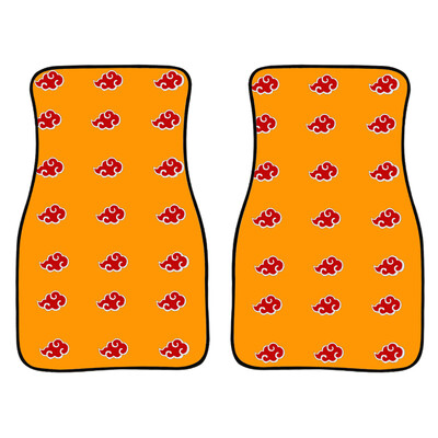 Anime Demon Slayer Art Print autó első és hátsó szőnyegek Általános csúszásmentes gumi autószőnyegek 4 részes vízálló F