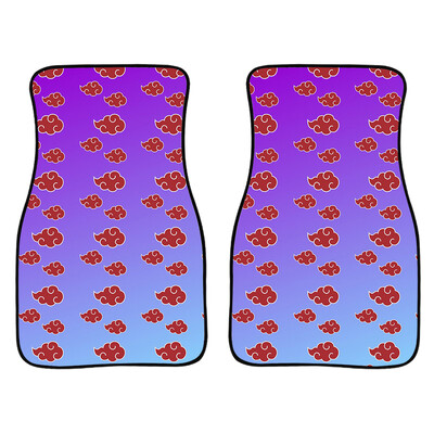 Anime Demon Slayer Art Print autó első és hátsó szőnyegek Általános csúszásmentes gumi autószőnyegek 4 részes vízálló F