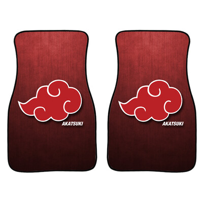 Anime Demon Slayer Art Print autó első és hátsó szőnyegek Általános csúszásmentes gumi autószőnyegek 4 részes vízálló F