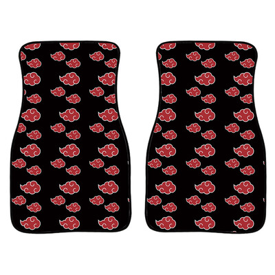 Anime Demon Slayer Art Print autó első és hátsó szőnyegek Általános csúszásmentes gumi autószőnyegek 4 részes vízálló F