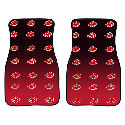 Anime Demon Slayer Art Print autó első és hátsó szőnyegek Általános csúszásmentes gumi autószőnyegek 4 részes vízálló F