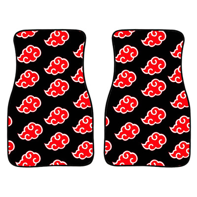 Anime Demon Slayer Art Print autó első és hátsó szőnyegek Általános csúszásmentes gumi autószőnyegek 4 részes vízálló F