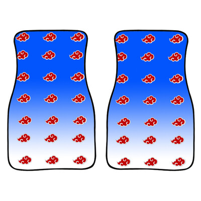 Anime Demon Slayer Art Print autó első és hátsó szőnyegek Általános csúszásmentes gumi autószőnyegek 4 részes vízálló F