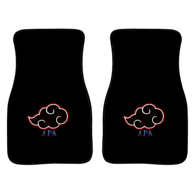 Anime Demon Slayer Art Print autó első és hátsó szőnyegek Általános csúszásmentes gumi autószőnyegek 4 részes vízálló F